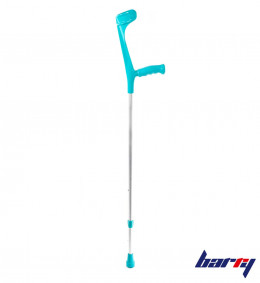 Костыль локтевой Ergo-Softgrip 222KL-Standart (Цвет ручки: Желтый, Цвет трубы: Серый)